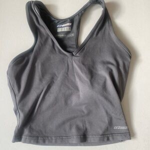 Reebok Charcoal Racerback Tank